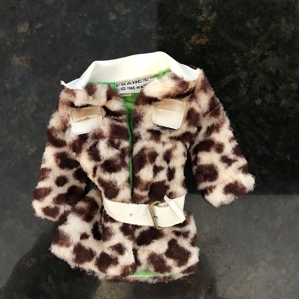 Vintage Barbie 1970 MOD Francie Pony Coat #1240